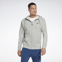 Workout Ready Piping Zip-Up Sweatshirt - GRÁ Workout Ready Piping Zip-Up Sweatshirt - GRÁ